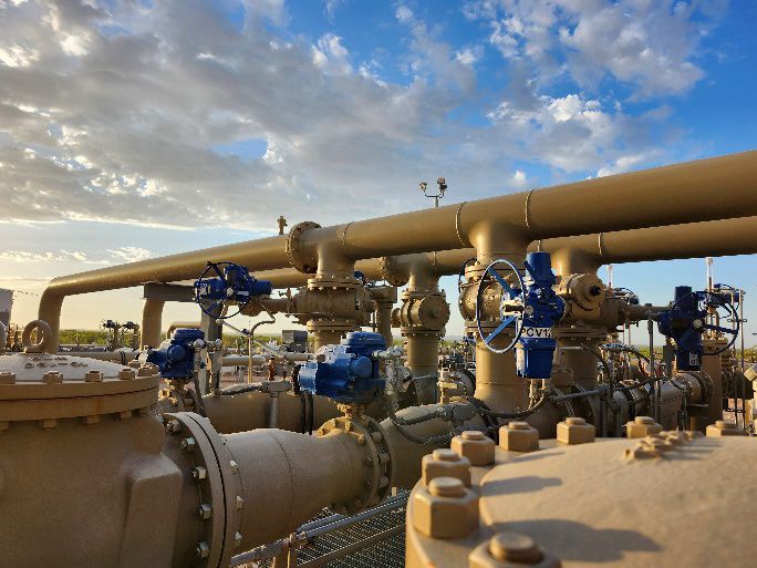 Vap-X H2S oil treatment at the terminal